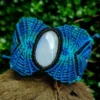 Bracelete de Macramê Azul com Pedra da Lua