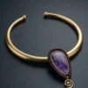 Colar / Gargantilha com Pedra Charoíta - Imagem 7