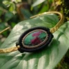 Colar / Gargantilha com Pedra Rubi Zoisita - Imagem 3